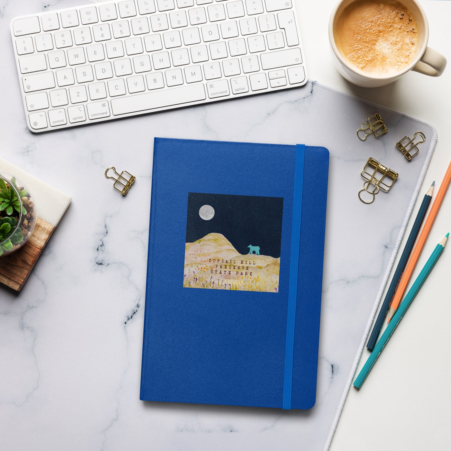 Topsail Preserve Hardcover Notebook by Deborah Mitchell - Live Wildly