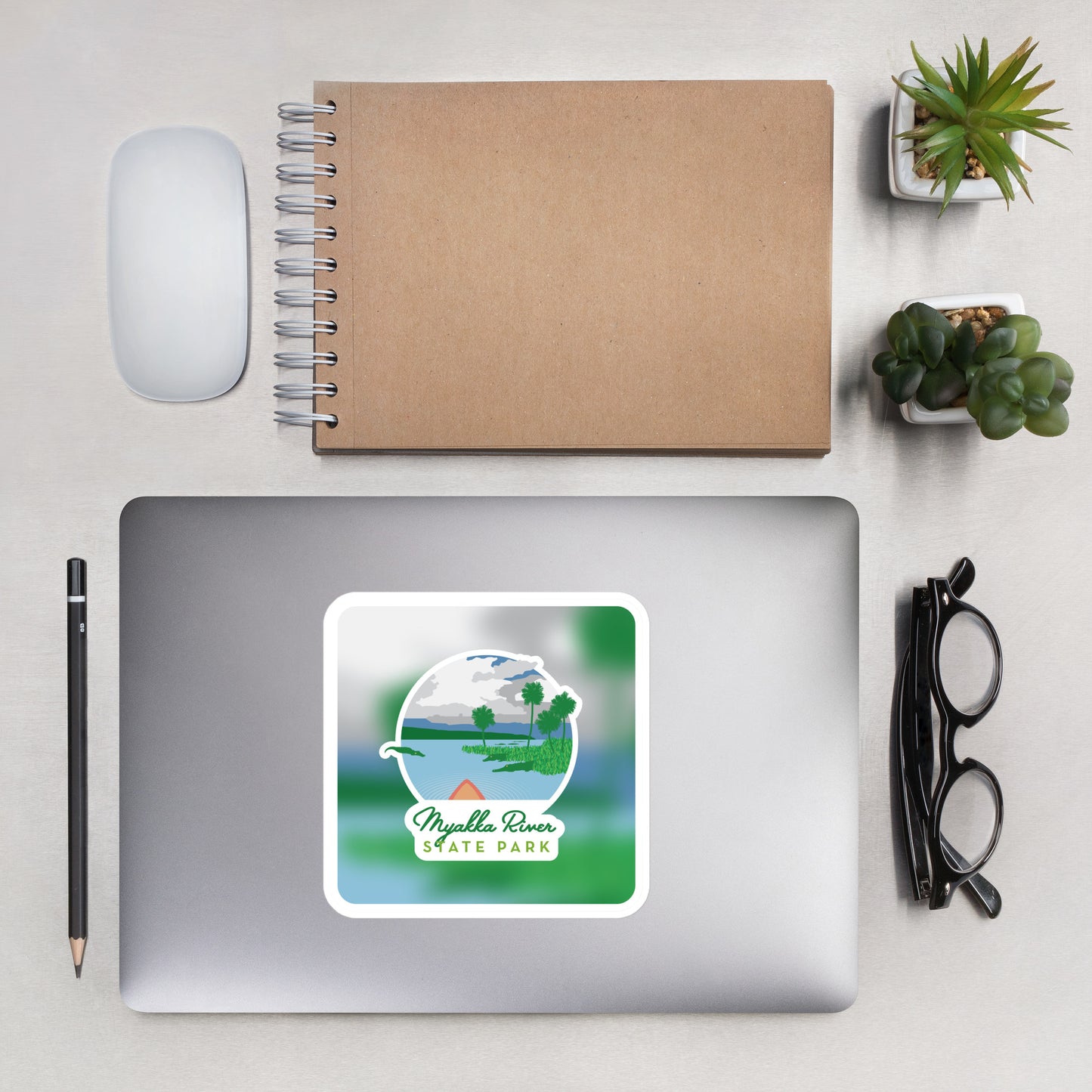 Myakka River Sticker by AMLgMATD - Live Wildly