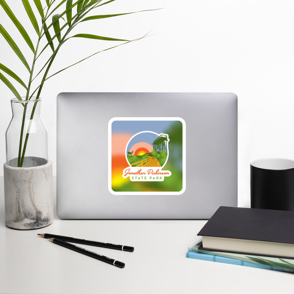 Jonathan Dickinson Sticker by AMLgMATD - Live Wildly