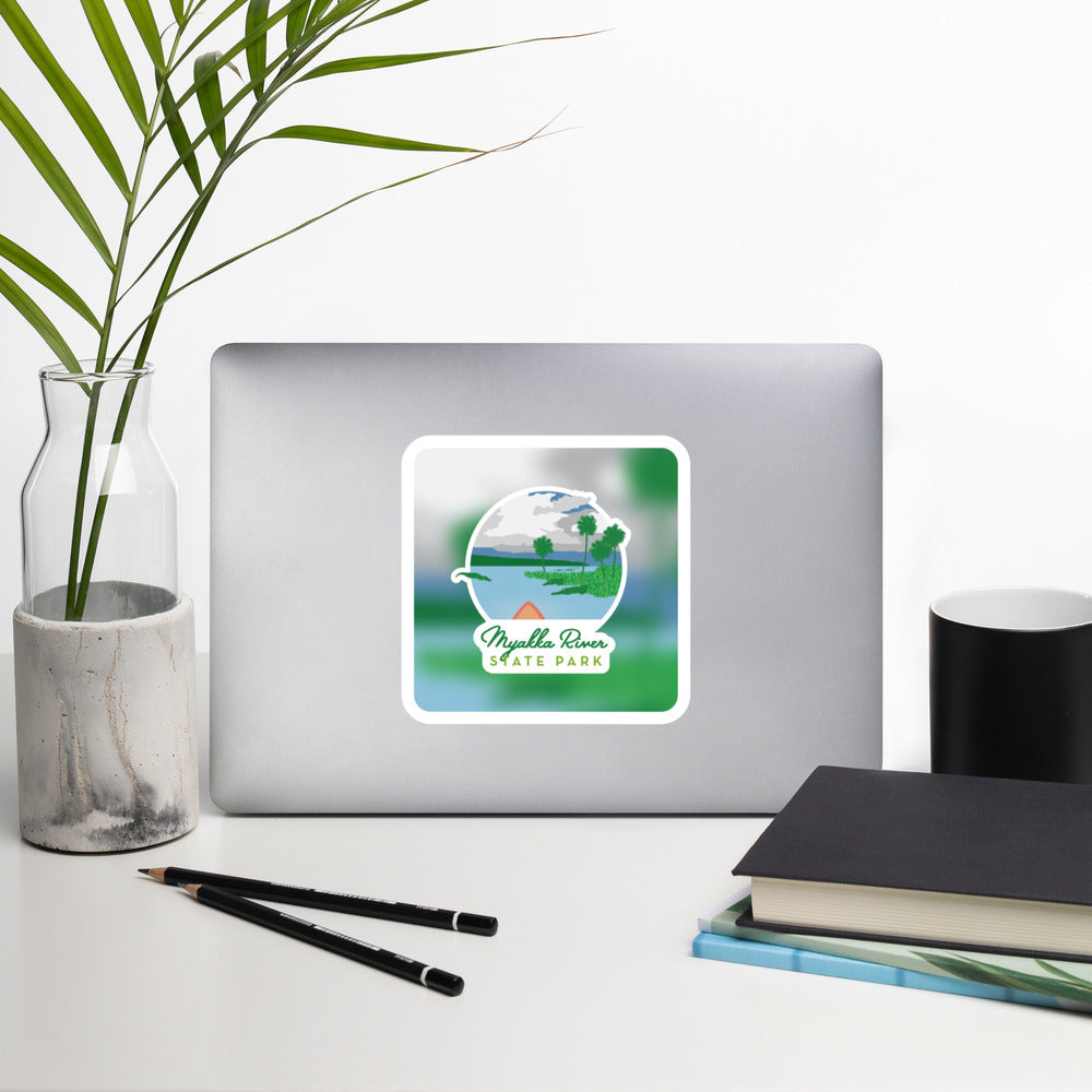 Myakka River Sticker by AMLgMATD - Live Wildly