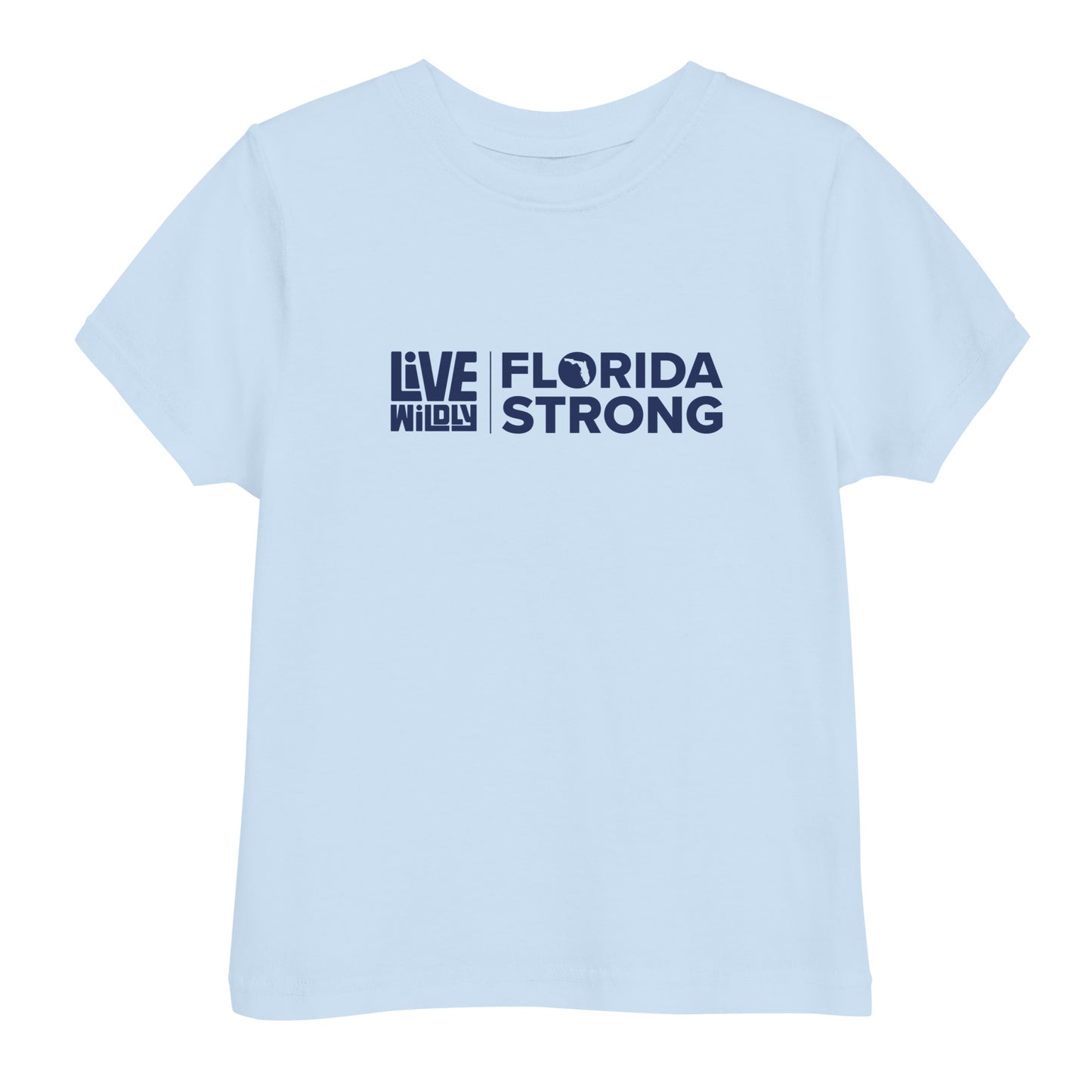 Florida Strong - Toddler Tee - Light Blue Front - Live Wildly