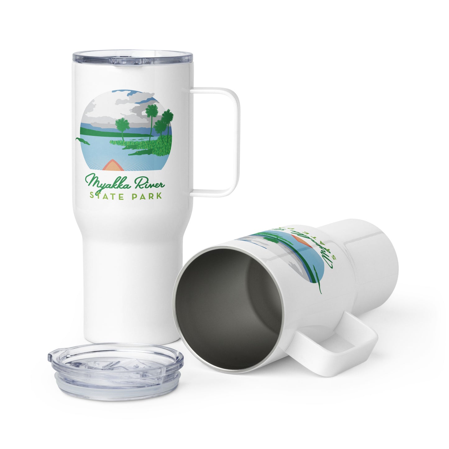 Myakka River 25 oz Travel Tumbler by AMLgMATD - Live Wildly
