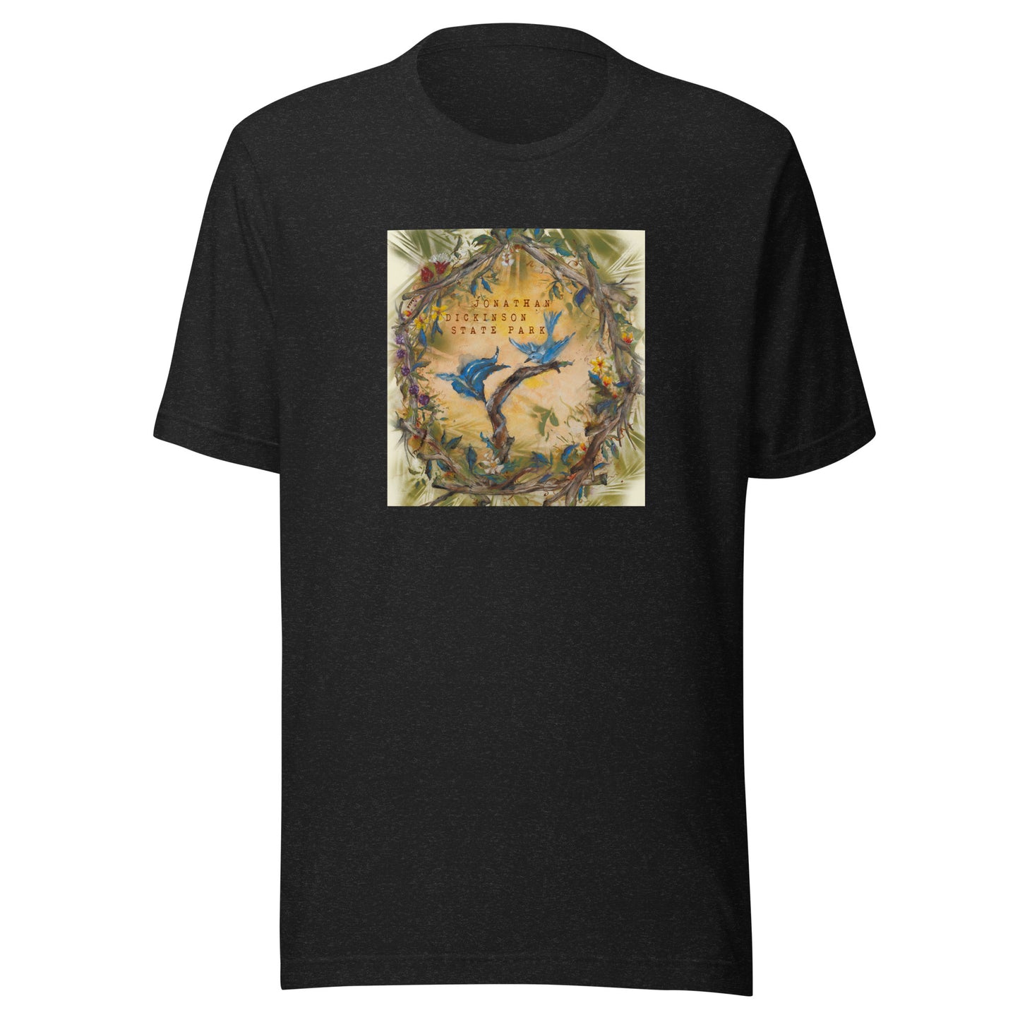 Black bird - Jonathan Dickinson Unisex Tee by Deborah Mitchell - Live Wildly