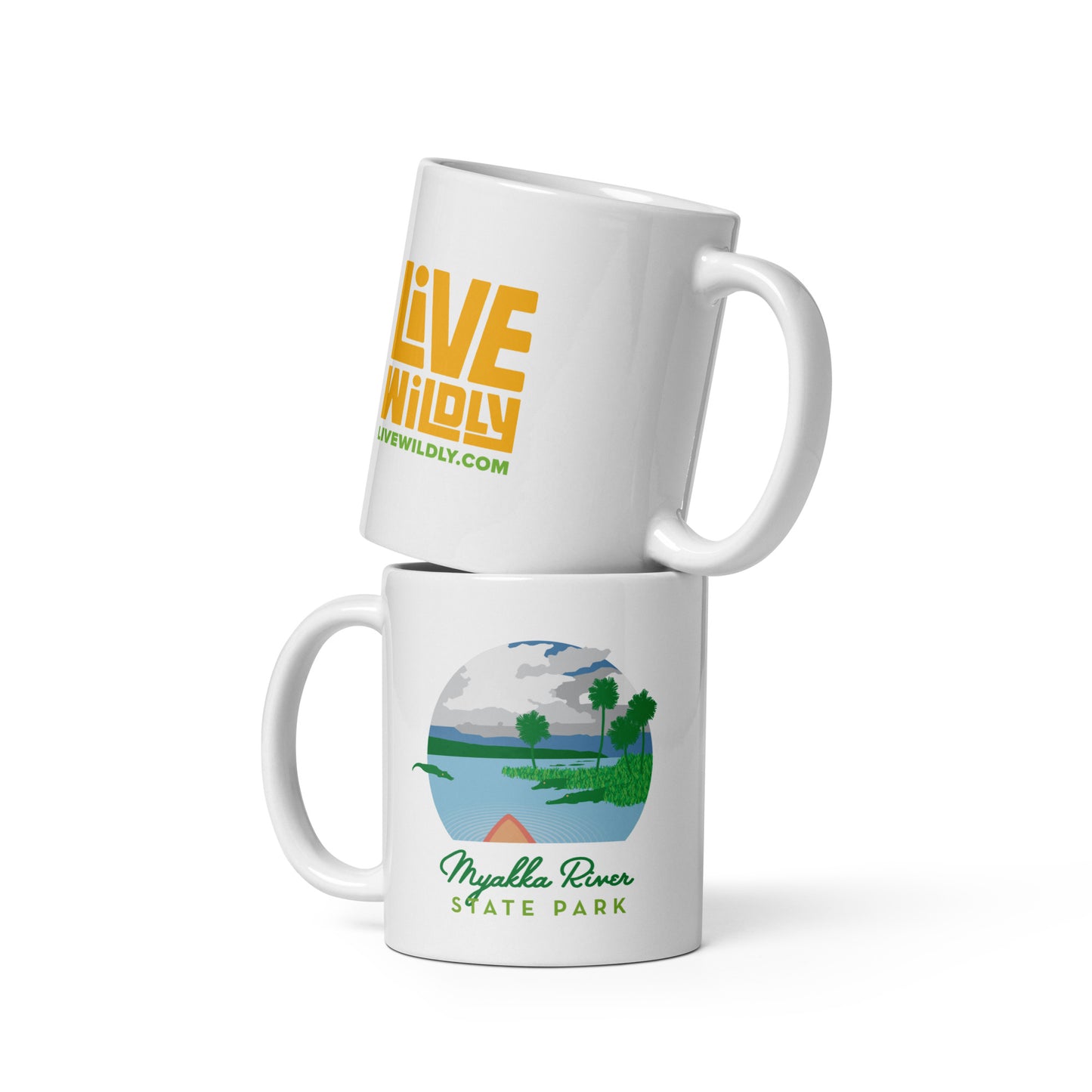 Myakka River Mug by AMLgMATD - Live Wildly