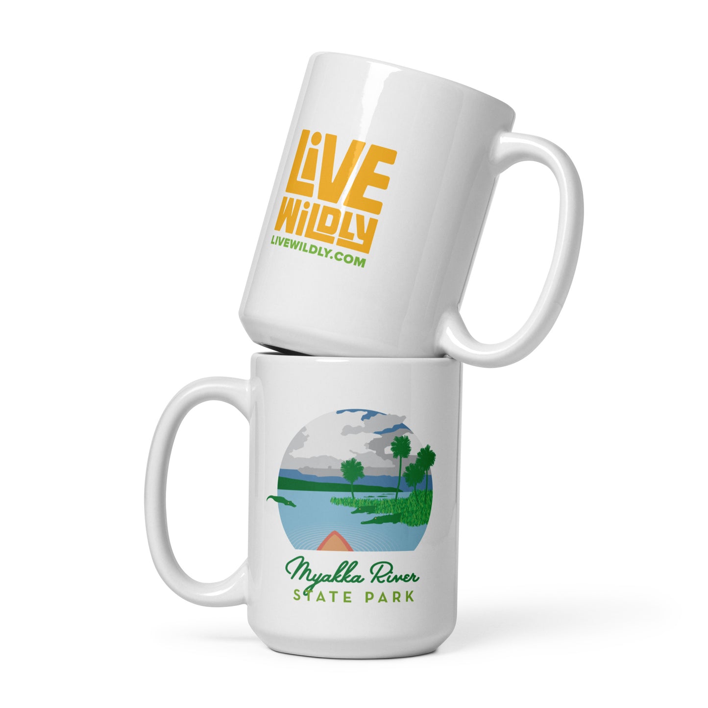 Myakka River Mug by AMLgMATD - Live Wildly
