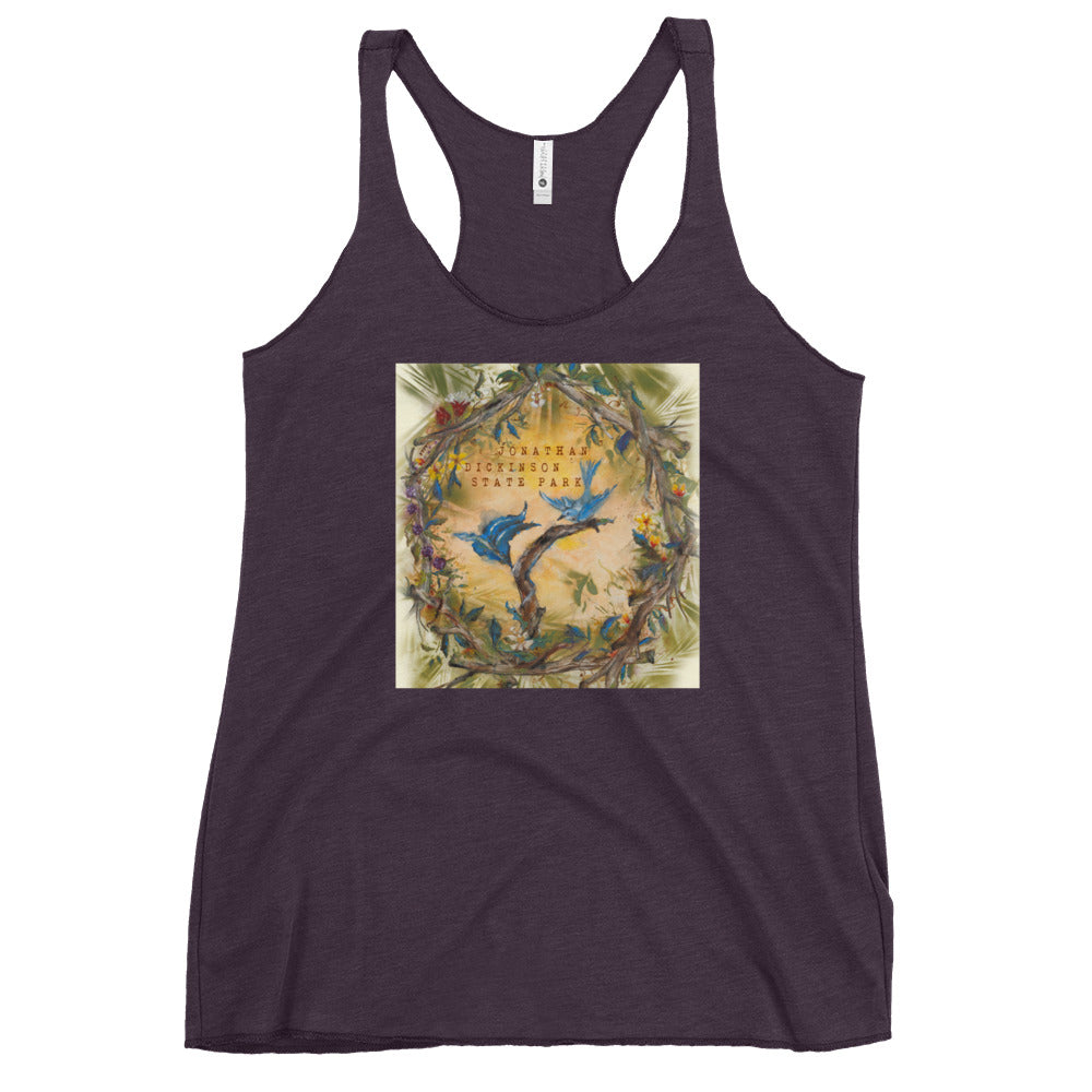 Front Purple - Jonathan Dickinson Tank by Deborah Mitchell - Live Wildly