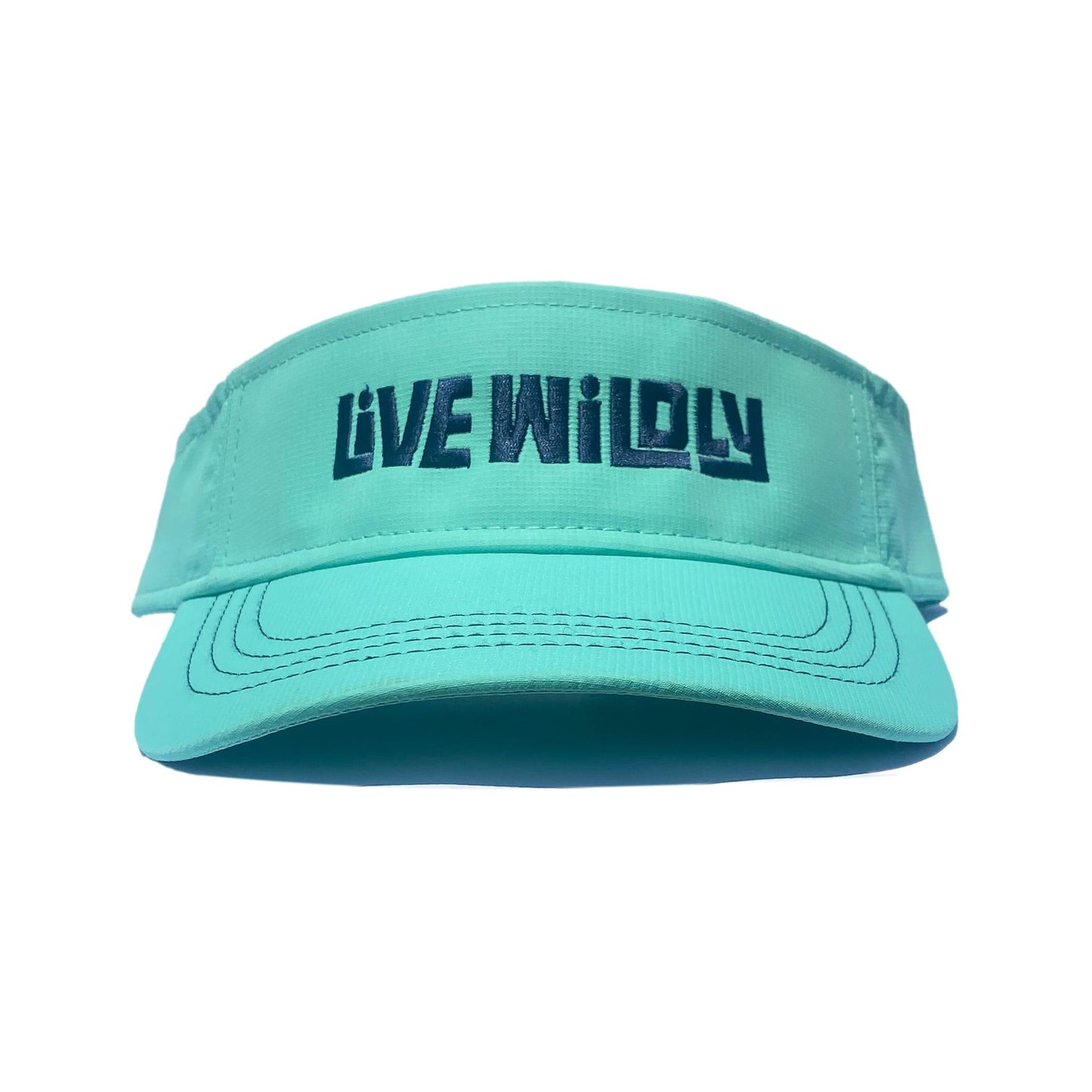 Live Wildly Performance Visors - Aqua Isolated - Live Wildly