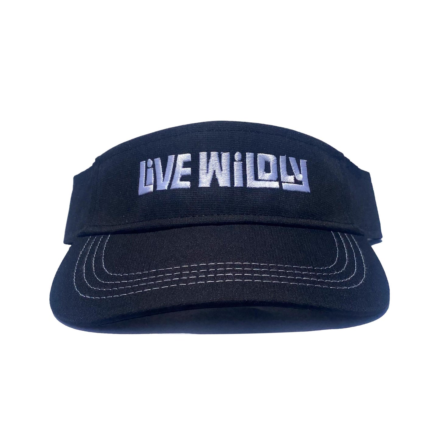 Live Wildly Performance Visors -  Black Isolated -  Live Wildly