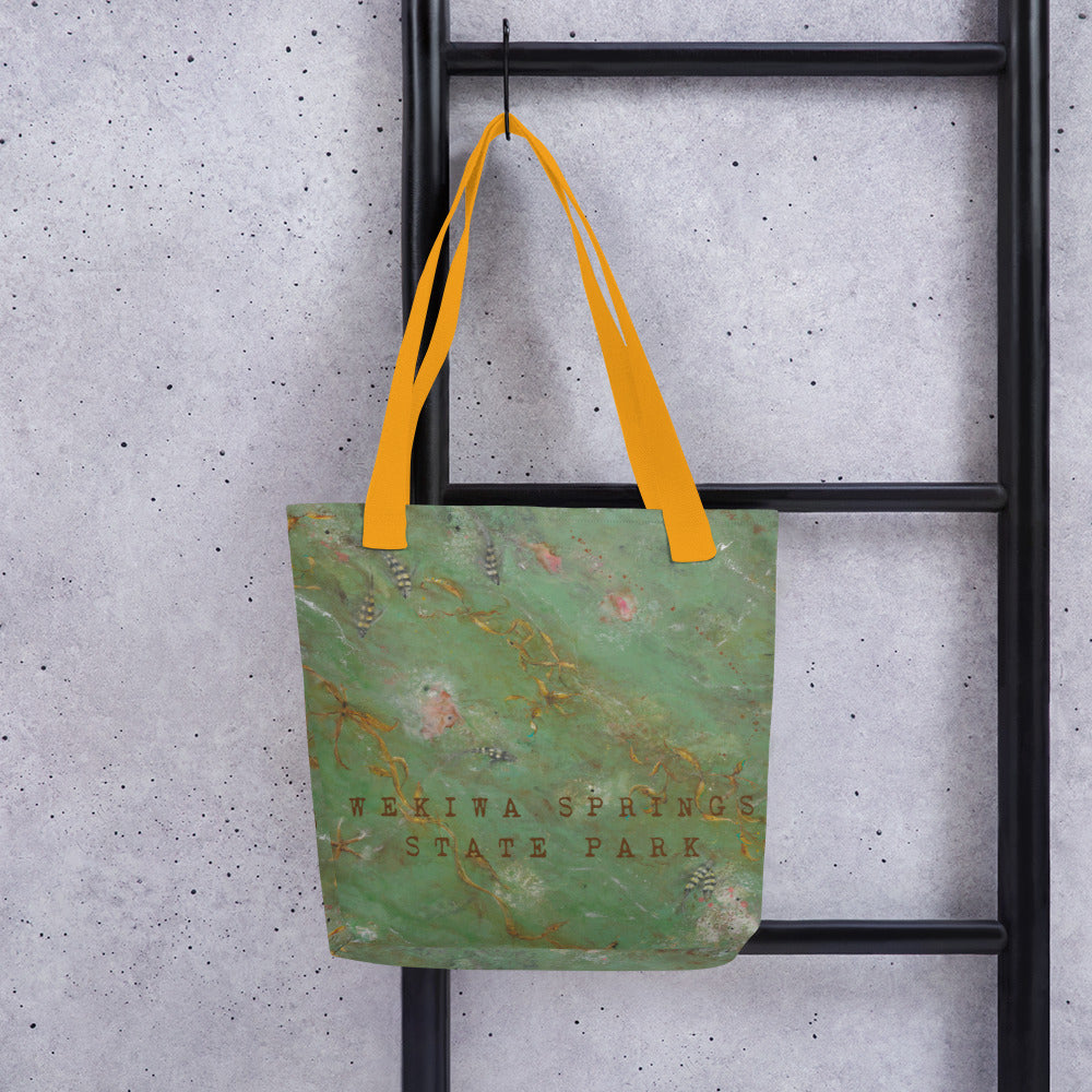 Wekiwa Springs Tote Bag by Deborah Mitchell - Live Wildly 