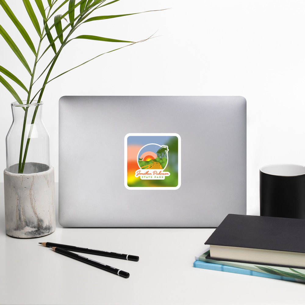Load image into Gallery viewer, Jonathan Dickinson Sticker by AMLgMATD - Live Wildly 
