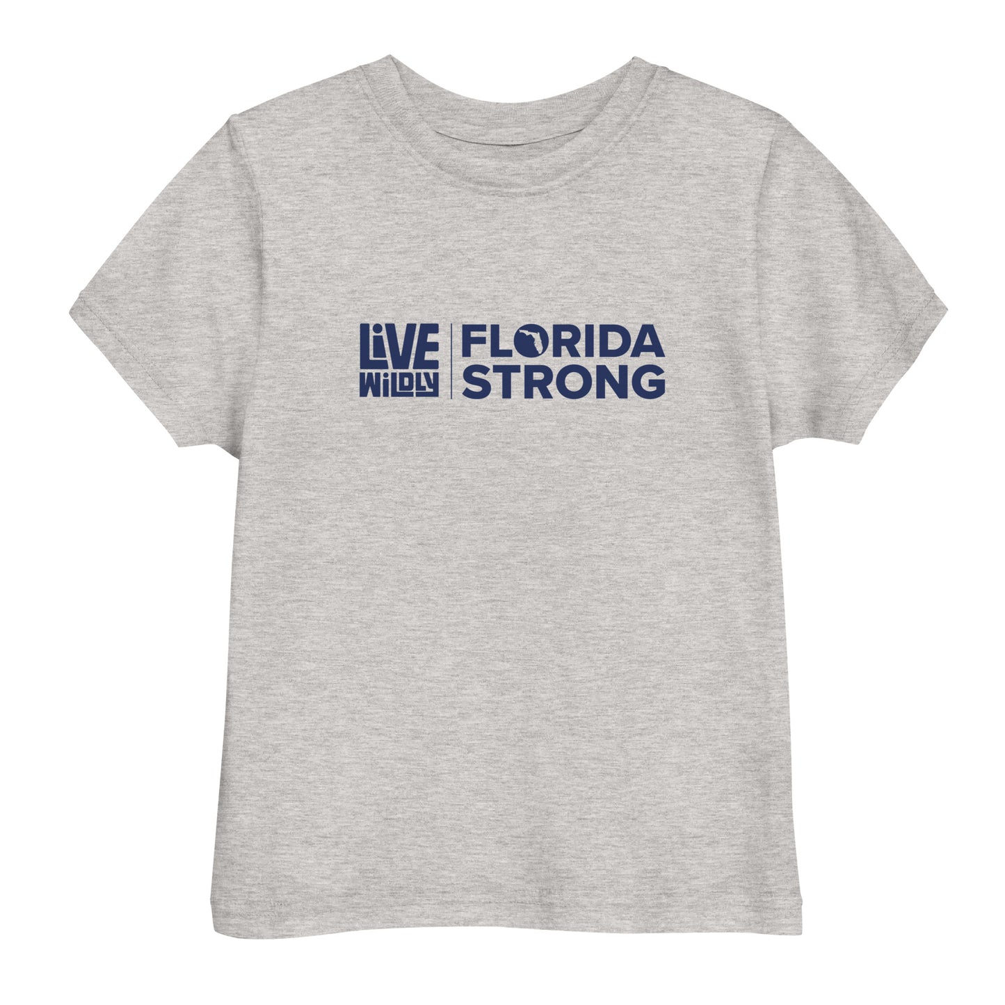 Load image into Gallery viewer, Florida Strong - Toddler Tee - Heather Front - Live Wildly 
