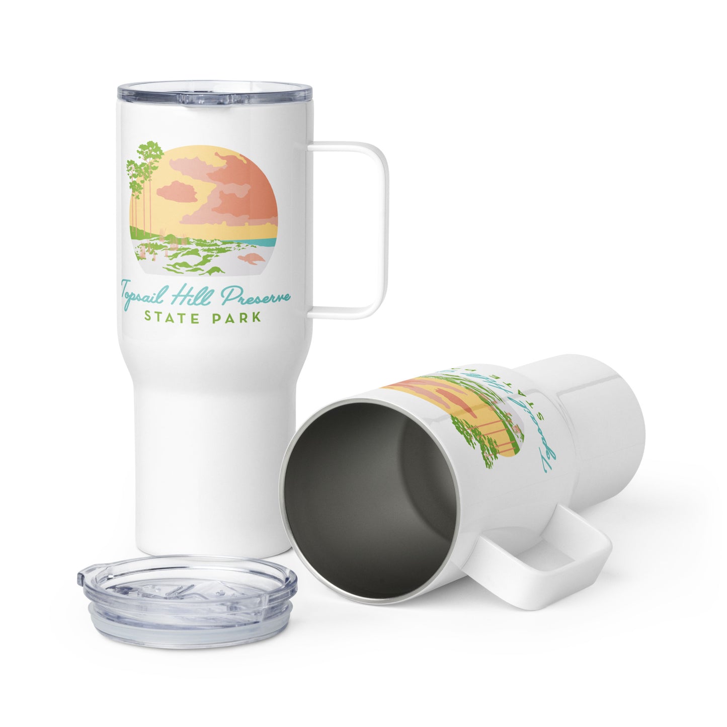 Load image into Gallery viewer, Topsail Hill Preserve 25 oz Travel Tumbler by AMLgMATD - Live Wildly 
