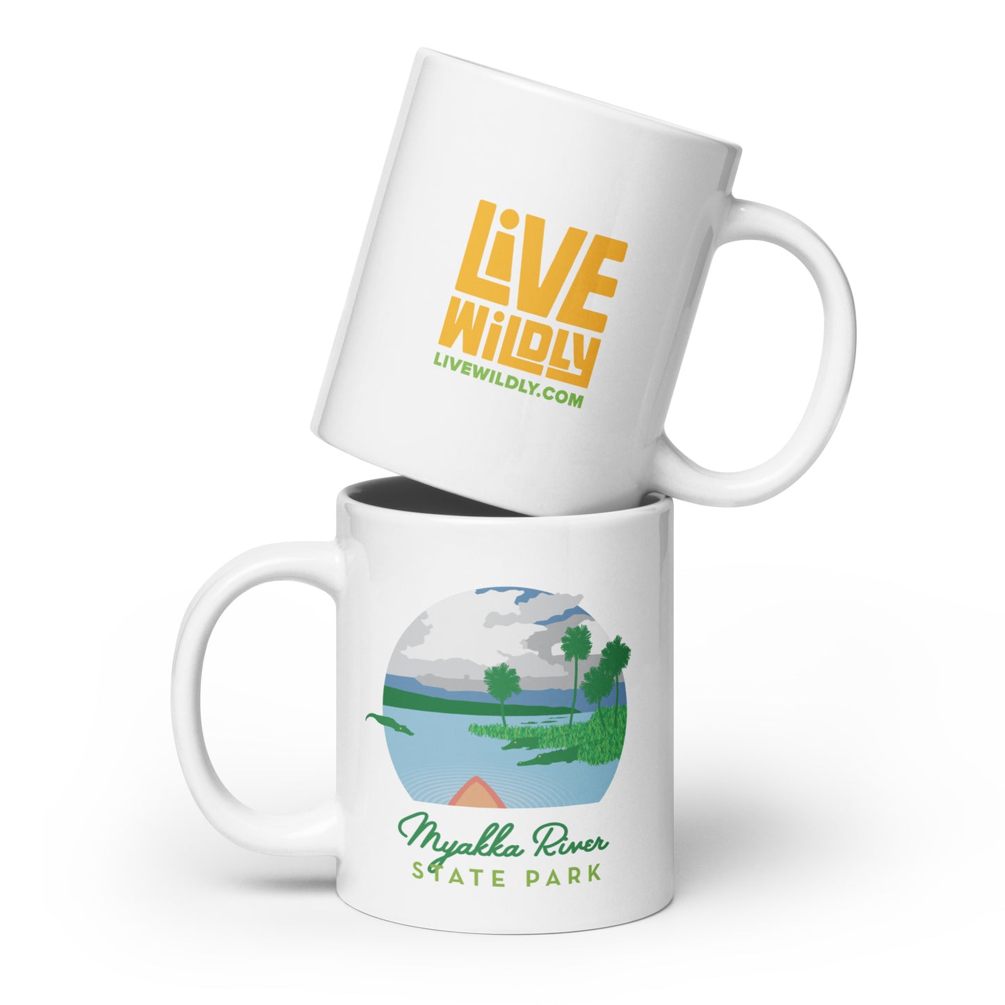 Myakka River Mug by AMLgMATD - Live Wildly 