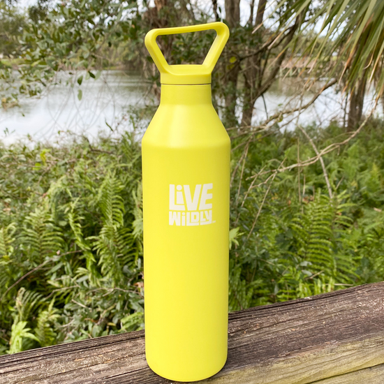 Load image into Gallery viewer, Live Wildly x MiiR 23 oz. Insulated Water Bottle - Spark - White Text - Live Wildly 
