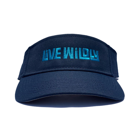 Live Wildly Performance Visors -  Navy Isolated - Live Wildly 